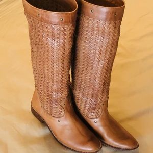Frye Shirley Studded Huarache Riding Boot (BOGO)